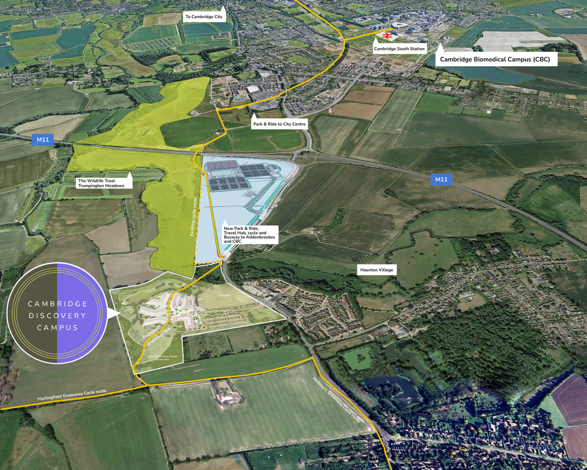 Fastest direct access to Cambridge Biomedical Campus